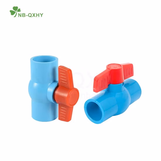 Customize UPVC Compact Ball Valve with Multiple Style Handles