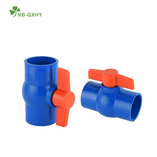 Customize UPVC Compact Ball Valve with Multiple Style Handles