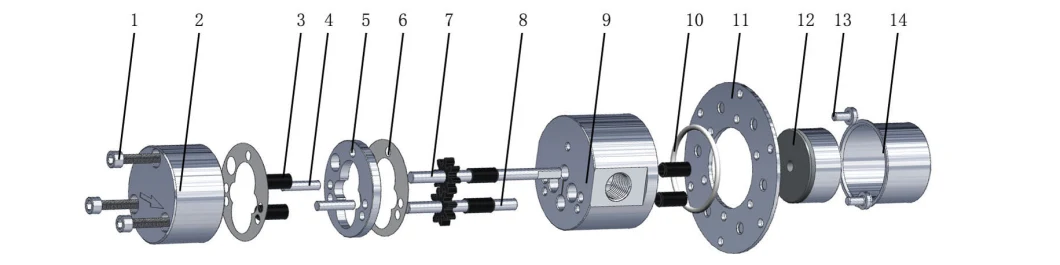 Magnetic Pump for Chemical Corrosive Liquid with No Leakage